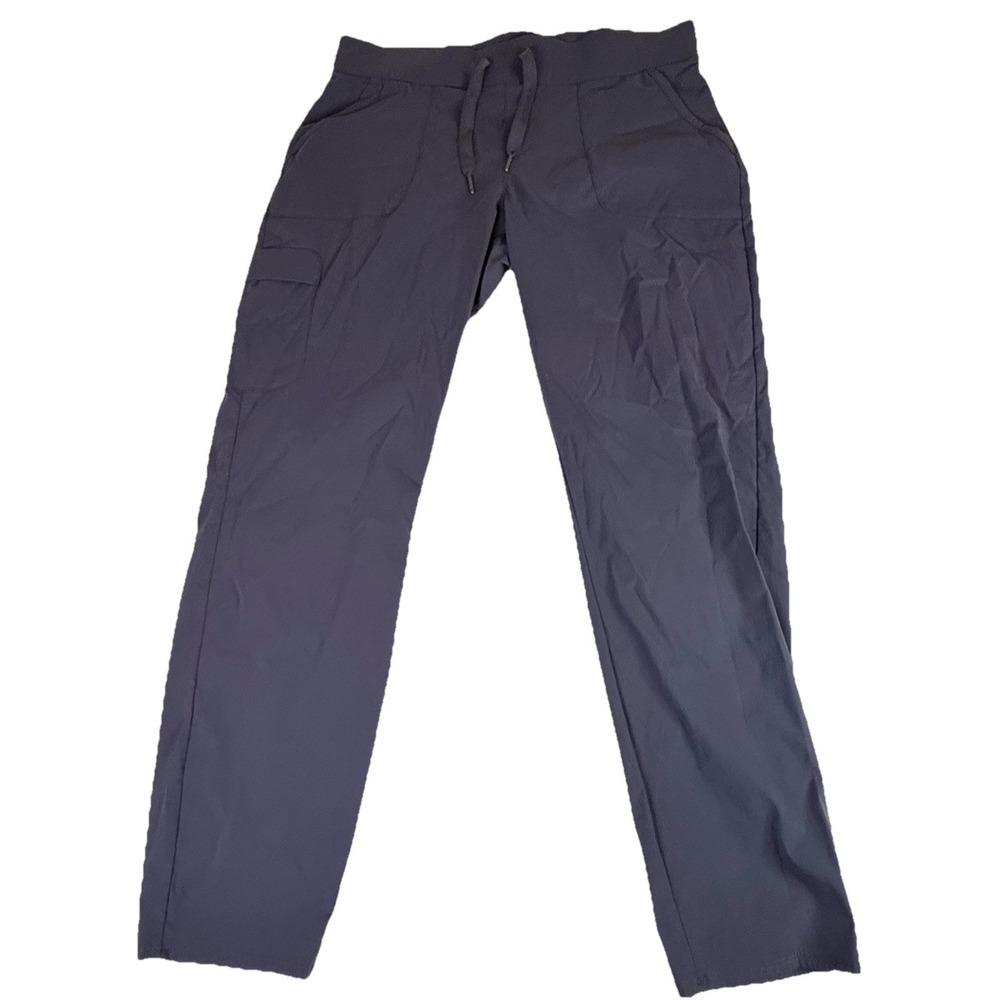 Columbia Women's Outdoor Cargo Pants Navy‎ Lightweight Utility Travel Size Large